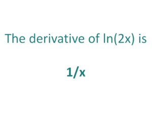 derivative of x 2lnx