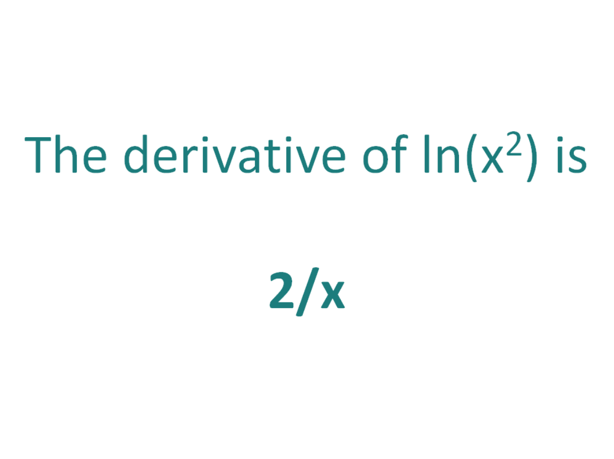 derivative of y e lnx